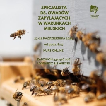 kurs o owadach zapylających szkoła dendrologii